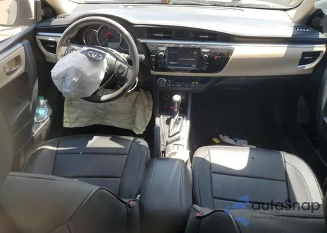 2014 Toyota Corolla L z USA, uszkodzony, nr VIN 2T1BURHE5EC006648